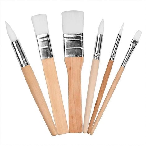 Kit de 6 pinceaux pour peinture acrylique (1/5)