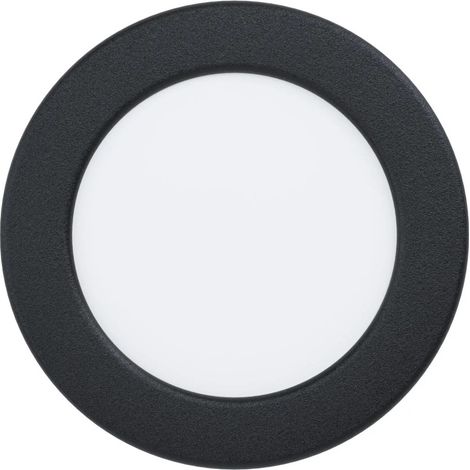 Eglo LED Einbauleuchte Fueva 6-Z schwarz Ø 12 cm RGB dimmbar (1/3)