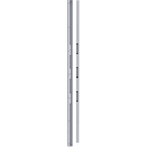 Bandeau ventouse 2500 mm AS 3 x 300 daN 12/48V DC NF S 61-937 - Alu satiné - SEWOSY - CPREG2NAR/250AS-3