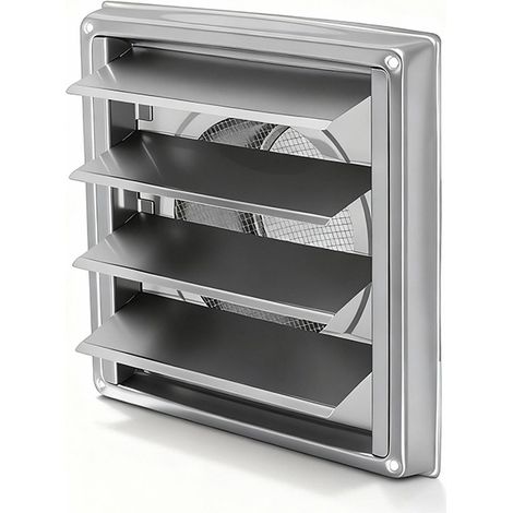 Dieses 10 cm (4 Zoll) große Lüftungsgitter aus Edelstahl eignet sich für Geräte wie Wäschetrockner. (1 Stück) (1/4)