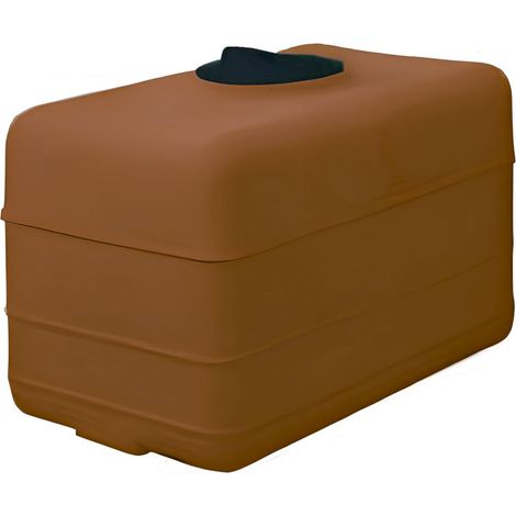 Cuve 500l Aérienne De Récupération D'eau - Réservoir Cubique Terracotta - Elbi Cb500 (1/4)