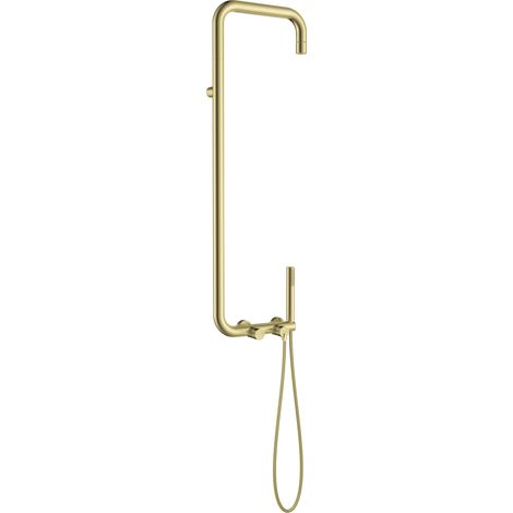 Deante Columna de ducha con mezclador Oro cepillado 1290 mm (1/5)