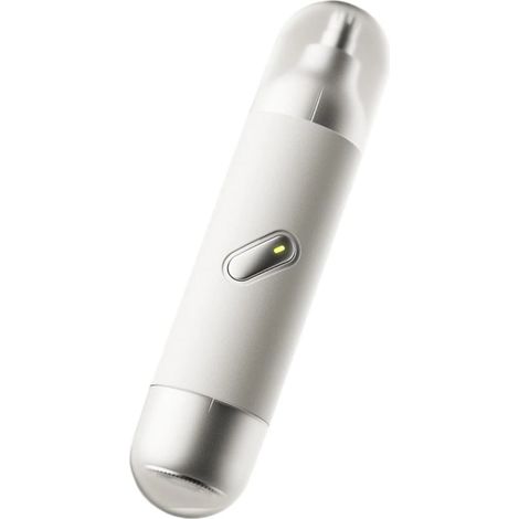 Rifinitore elettrico per peli del naso e del viso, 2 in 1, impermeabile IPX7, mini rasoio da viaggio con luce LED, caricatore Type-C. (1/5)