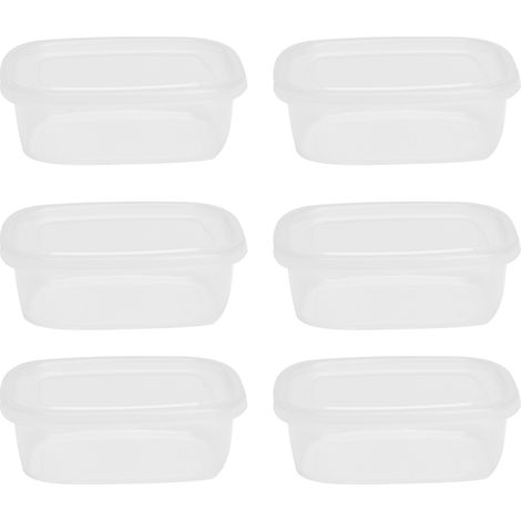 Récipients alimentaires allant au micro-ondes, stockage de préparation de repas avec couvercles pour restaurants (1/4)
