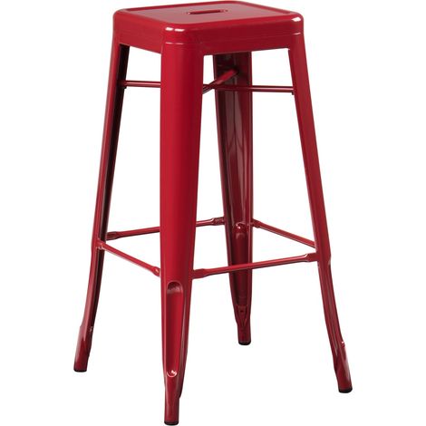Taburete alto apilable en acero Lix SKLUM ↑75 cm (1/5)