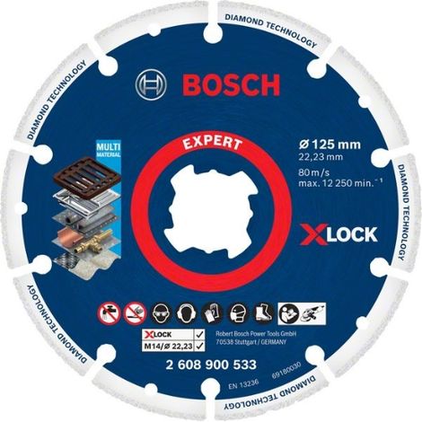 Bosch X-LOCK disco diamantato 125 mm