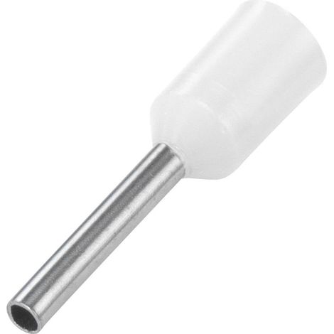Vogt Verbindungstechnik 460208 Capocorda 0.75 mm² Parzialmente isolato Bianco 100 pz. (1/2)
