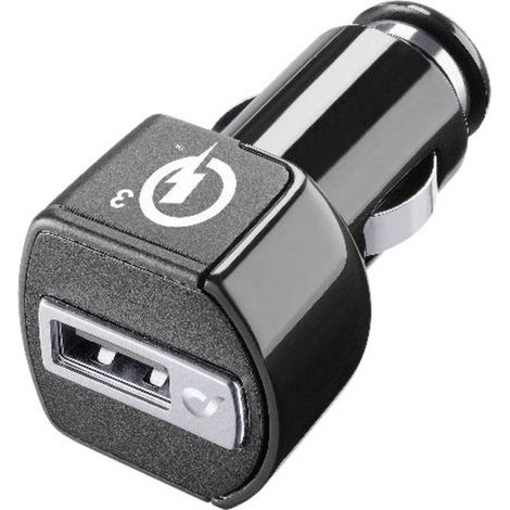 Cellularline USB Car Charger 18W - Huawei, Xiaomi, Wiko, Asus and other smartphone (1/5)