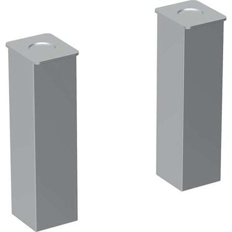 Geberit Renova Nr.1 Comprimo Neu Möbelfüße (2Stück), aluminium (1/5)