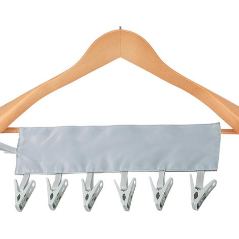 Cintres de voyage pliables , pour valises - Portant à vêtements portable le Accessoires avec en tiss (1/5)