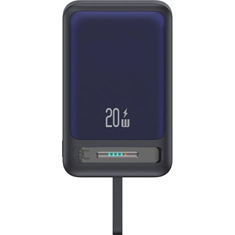 USAMS Powerbank 10000mAh Magnetisch Kabellos Schwarz (1/5)