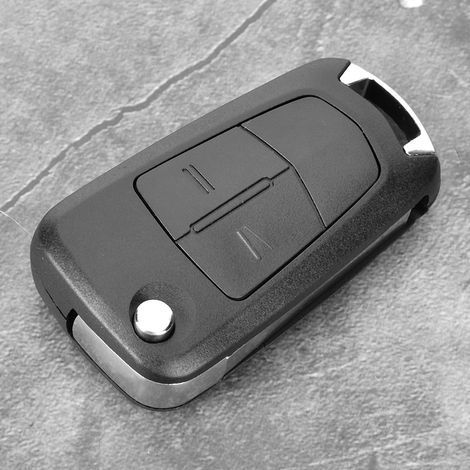 Klappbares Autoschlüsselgehäuse mit 2 Tasten, passend für Vauxhall / Opel Astra H