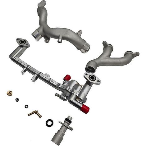 Kit de durites de refroidissement arrière en aluminium pour moteur 5.0L LR122709 LR109402, compatible avec LR4 Range Rover Jaguar 10-20 AJ812458 (1/5)
