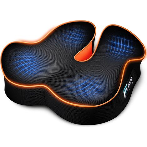 Coussin Chaise, Coussin de Bureau en Mousse à Mémoire de Forme, Coussin de Soutien en Forme de U pour Chaise de Bureau à Domicile, Chaise de Jeu, Bureau, Coussin Voiture (1/5)