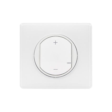 Legrand - Cu00e9liane - Interrupteur ECOvariateur 2 fils sans neutre - Complet - Blanc - Ru00e9f : 067083A+065083A+080251+066631 (1/5)