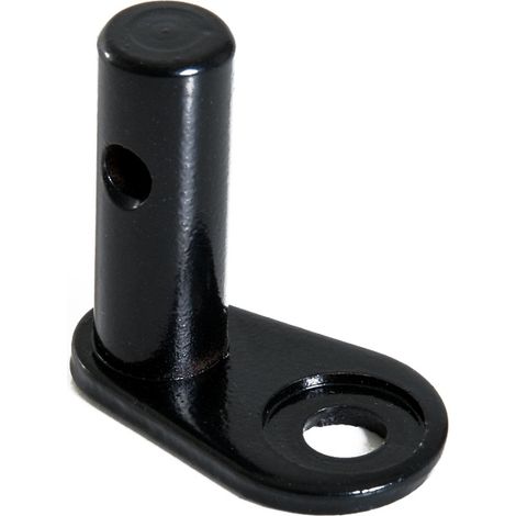 Attelage de remorque enfant 1,7x2,0x4,6 cm en acier au carbone noir, fixation sur axe – MEUBLIV (1/5)