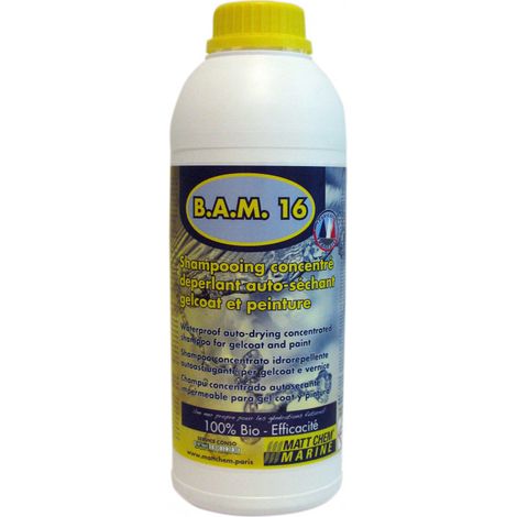 Shampooing concentré déperlant auto-séchant gelcoat et peinture - MATT CHEM - 1 kg
