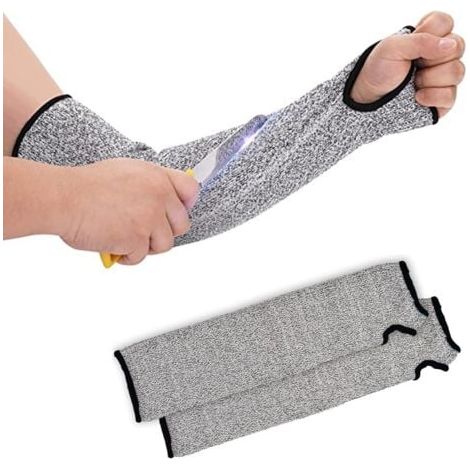(1 paire) manches tricotées anti-coupures, gants de jardinage anti-coupures pour éviter les blessures cutanées et les irritations ultraviolettes (1/5)