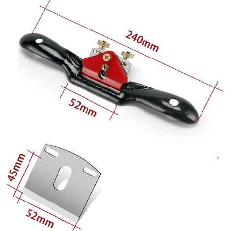 Cepillo de madera manual profesional de 5 piezas, herramienta ajustable para trabajar la madera, con 4 cuchillas de repuesto, adecuado para talladores de madera.