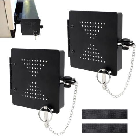 Capuchons de pare-chocs pour camping-car, housses de protection en aluminium résistant à l'usure, pièces de rechange pour pare-chocs carré de 10,2 cm (1/5)