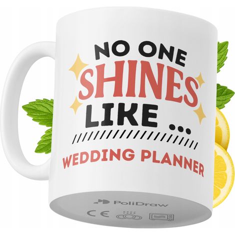 Tazza divertente e umoristica per wedding planner, ideale per caffè e tè, con grafica e testo divertenti. Tazza perfetta per compleanni, onomastici e festività. Tazza premium per occasioni speciali, p (1/5)