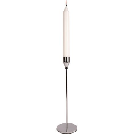 Candelabro de acero/aluminio, diámetro 8 x 28 cm, color plata Siri / Sagaform (1/5)