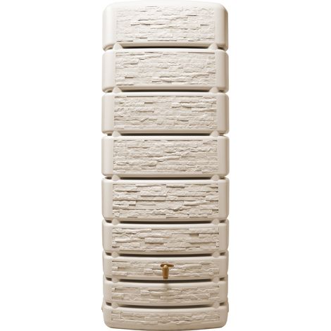 4rain SLIM STONE DECOR Wandtank 500 L, sandbeige (1/6)