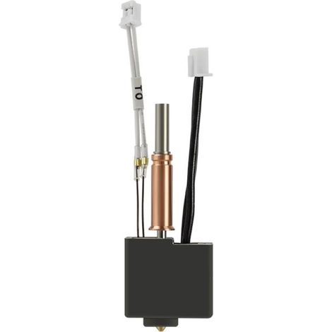 Kobra 3 Hotend Kit de tête d'impression extrudeuse pour imprimante 3D 24 V 50 W avec buse en acier dur de 0,4 mm, support haute température et vitesse, accessoires FDM – sans dissipateur thermique
