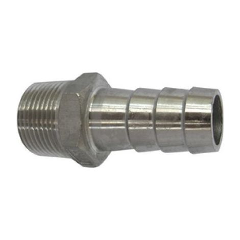 RACCORDO PORTAGOMMA MASCHIO ACCIAIO INOX 1&quot