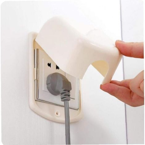 Couvercle de Sécurité Électrique Prise Murale Boîtier Étanche Protection Bébé Antipoussière 1 Unité (1/5)