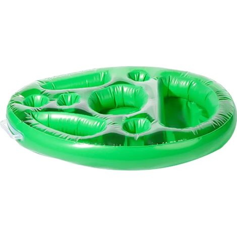 Porte-gobelet seau pour fête d'été, plateau flottant gonflable pour piscine