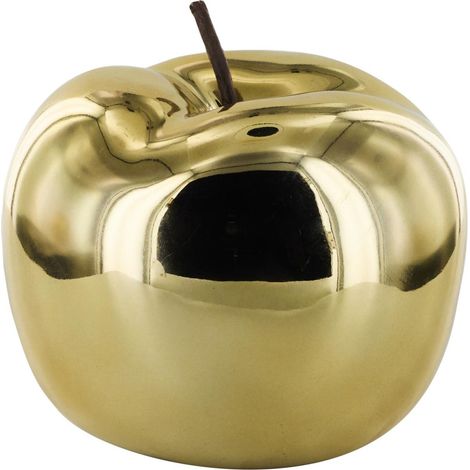Pomme Déco à Poser "Golden" 27 cm Doré (1/2)