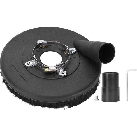 Cache-Poussière pour Meuleuse d'Angle, Couvercle de Protection pour Collecteur de Poussière de Broyage à Sec de 7 Pouces pour Broyeur de Béton de Meuleuse d'Angle 180/230mm B-180G (1/5)
