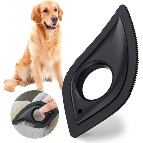 Brosse anti-poils d'animaux, mini brosse anti-poils pour chats et chiens, brosse pour voiture, idéale pour les garnitures de voiture, les canapés et les meubles.-AquaForge (1/5)
