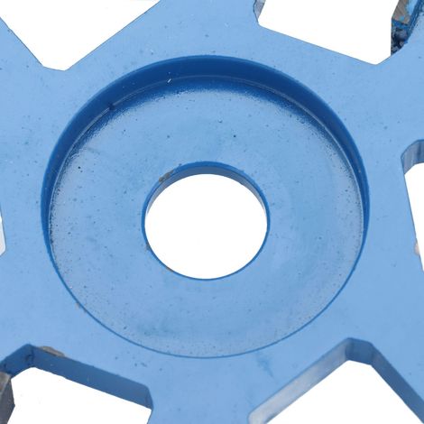 Fraise à Bois à 6 Dents, Disque de Sculpture en Acier au Carbone, Meuleuse d'angle pour le Travail du Bois, Outil de Rainurage, Accessoire Multifonctionnel pour un Usage (1/5)