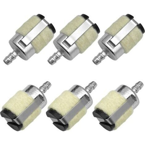 6 filtri carburante universali per decespugliatori – Tubo da 5 mm, compatibili con Echo e Stihl – Confezione da 6, codice articolo 125-527