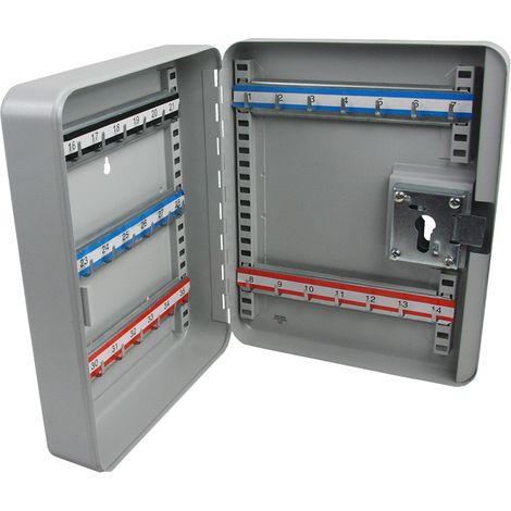 Basi Schlüsselkasten SS 100 PZ 2171-0045 Anzahl Haken 35 Grau (Metallgehäuse) (1/3)