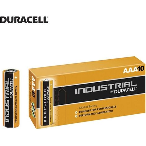 Batteria alcalina Procell Duracell aaa - lr03 1,5v scatola 10 unità ø10,5x44,5mm
