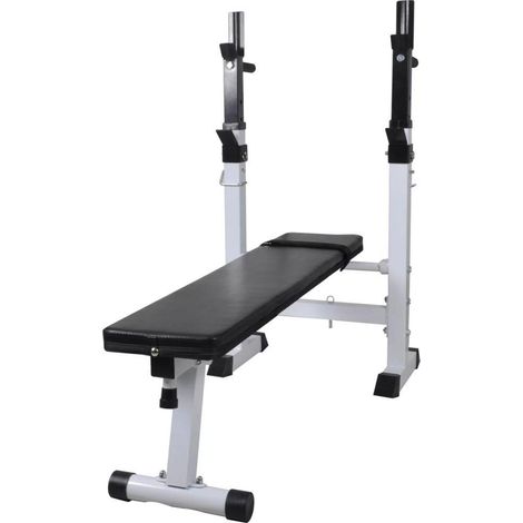 Banc de musculation d'entraînement de fitness réglable acier (1/4)