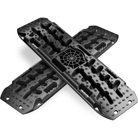 Wiltec Jeu de plaques de désensablage 1063 x 298 x 66 mm PE-HD & PE-LD, désenlissement, déensablement, aide dégagement sable, SUV