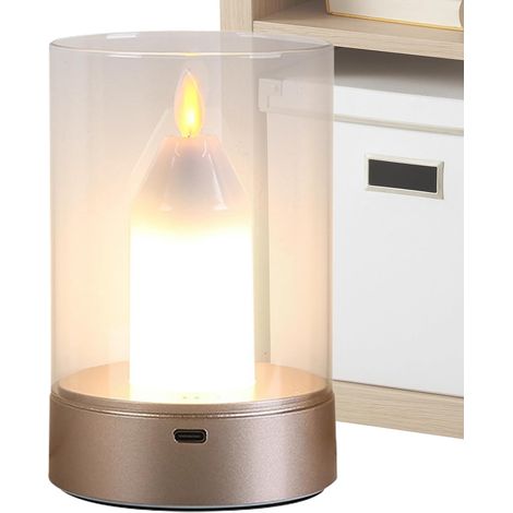 Lampe de Table Sans Fil 3 Modes d'Éclairage Tactile avec (1/5)