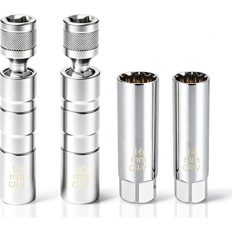 Douille Bougie 14mm/16mm Clés à Bougie Universelle (1/5)