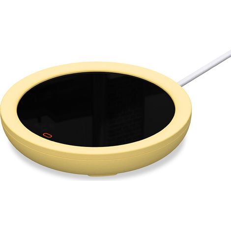 1 Chauffe-tasse USB, affichage numérique, 55 °C, design ultra-fin, compatible tasses plates, pour bureau (1/5)