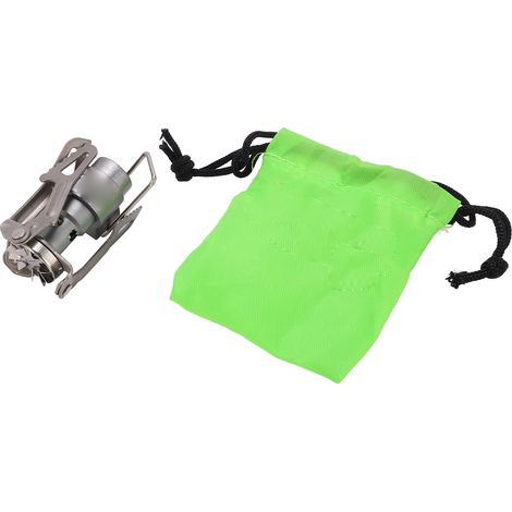 Réchaud de camping portable ultraléger pour randonnée, pique-nique et cuisine en plein air, pliable et compact. (1/5)