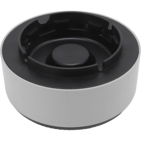 Cendrier intelligent extincteur multifonction petit purificateur d'air à ions négatifs gris et noir pour maison (1/5)