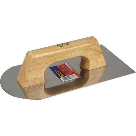 Truelle demi-lune inox. 300x150 m/bois ALYCO 195774