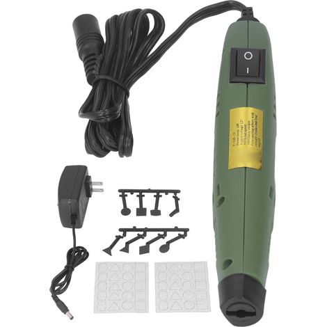 Mini ponceuse électrique P‑500‑15, bloc de ponçage type stylo, machine à polir DIY, 100‑240V prise US (1/5)