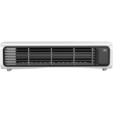 Turmventilator für den Schreibtisch – Rotorloser Ventilator mit Air-Multiplier-Technologie, leiser Oszillationsventilator mit einstellbarer Geschwindigkeit, wiederaufladbares Gerät (1/5)