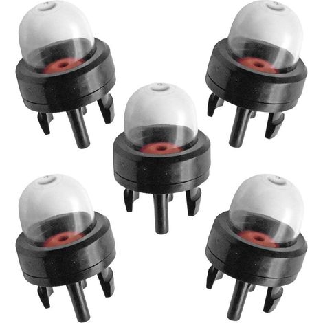 Hipa 188-512-1 Poire d'amorçage à clipser – Compatible avec les tondeuses et souffleurs de feuilles Homelite/Bolens (Modèles : 125B, 125BX, 125BVX, 530047721, 503936601) – Lot de 5 (1/5)