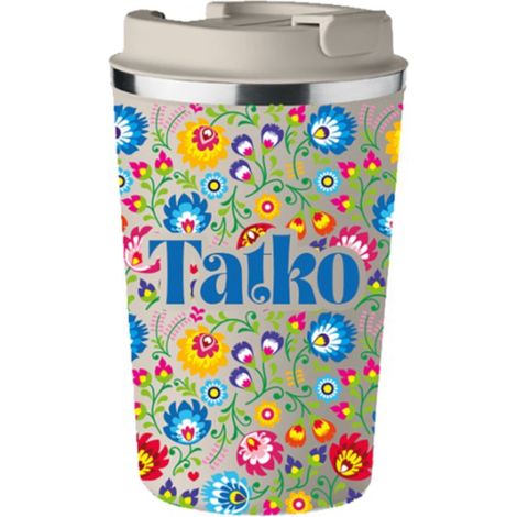 Taza Térmica Premium Beige TATKO regalo para Papá Día del Padre KT178b (1/5)